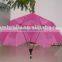 23"x16K heart shaped umbrella straight umbrella wedding umbrella