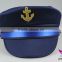 Embroidery captain cap sailor hat military officer hat