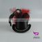 Black small hat with feather party hat for girls