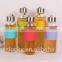 clear Heat-resistant sale of cheap glass bottles with stainless steel cap