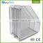 2 compartment double color wire mesh office and school desk magazine rack