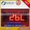 5'' to 12'' Outdoor led clock and temperature display and LED digital clock displays wholesales from Shenzhen Glare-LED