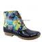 pvc shell bean boots women and men duck boots USA popular snow boots colourful ankle boots