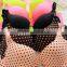 Hot selling 2015 sexy bra and panty new design under bar set