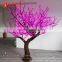 2.5 meter height pink light blossom flower outdoor led tree lights