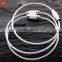 stainless steel wire keyring