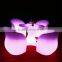 Led Light Illuminated Plastic Sofa