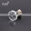 42 mm unique furniture contemporary clear glass knobs and pulls