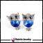 European Style Accessories Night Owl Stud Earring 3 Colors