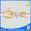 HS-112 two way separating zipper custom metal zipper puller gold color
