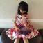 Girl Dress Fashion Printing Flower Party Princess Children Dress Charming Lovely Children Flower Girl Dresses