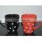 2017 Dora Logo printing 11oz color glazed coffee ceramic mug