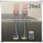 Hot sale PP plastic 20ml perfume bottle / pocket sized perfume spray bottle