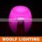 Attactive Oval Glowing Brightsome Rechargeable LED Lighted Bar Stool Bar Chair