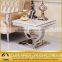 Luxury 20mm Marble Stainless Steel Side Table for Lobby