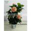 SAS201609 Indoor Artificial Foliage Plant,Green Plant Bonsai
