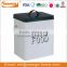 Customized powder coating metal pet food storage circular bins
