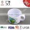 Milk Oatmeal mug with handle Melamine
