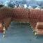 Bar Club Karaoke Couch Sofa in Grey Fabric