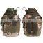 PE Army Canteen 1L water green plastic bottle for military use with cover