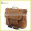 Customized Fashion Men Leather Military School Messanger Bag