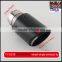 auto tuning ss304 carbon fiber akrapovic muffler tip in exhaust pipe