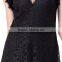Domin Fashion Black Patterns for Lace Long Dress