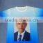 100% polyester mesh presiden election t-shirt sublimation