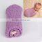 35-130cm Cute Custom hand knitted baby wrap newborn baby photo prop blanket Mohair blanket