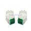 white poly cotton knitted safety gloves
