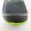 EVA insole black good supplier slip resistant shoes men with green decoration
