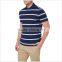 Top Quality OEM Apparel Fashion Cheap Price 100 Organic Cotton Custom Striped Mens Polo T shirt