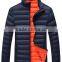 OEM service custom high quality padded jackets/ fashion designer men winter quilted jacket