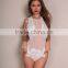 Runwaylover 047 Ladies 2017 Sexy Embroidery Transparent Bodysuits