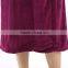 Women Pink Printed Home Coral Fleece Bathrobe