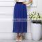 Satin Black Long Skirt Summer Casual Smooth Women Skirt