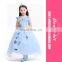 Wholesale Cheap Blue Children Girl Princess Costume Dress For Halloween