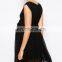 New 2016 Spring And Summer Black Flower Chiffon Maternity Dress New Pregnant Women Mini Novelty Party Dress