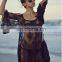 2016 BAIYIMO Women's OEM service hot sexy transparent style with lace fabric suspender skirt