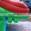 Frog dry slide inflatable for kids
