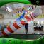 Giant Christmas Ornament Inflatable Candy Cone Balloon Supermarket/ Outdoor Decor Inflatables Toys Christmas Gift LED Lighting