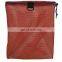black drawstring nylon mesh bag with fastener nylon mesh pouch wholesale