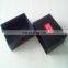 black Color Printed Paper Gift Boxes With Hinged Lids And custom logo printing Cosmetic Packing