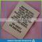 washing care label symbols printing fabric labels
