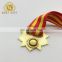 2017 Newest 3D Design Five-Pointed Shaped Sports Medal With Ribbon