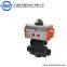 Factory low price pneumatic double union UPVC PVC 2 way plastic ball valve