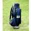 Polyester material navy color golf caddy bag with custom logo