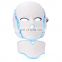 Multifunction Colorful Photon Facial Neck Skin Care Light Beauty Therapy 7 Colors LED Face Mask neck mask