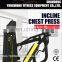 Top quality professional YW-1729 fitness equipment incline chest press