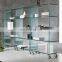 Wine Cabinet Tempered Glass Panel Transparent 3 mm Thickness